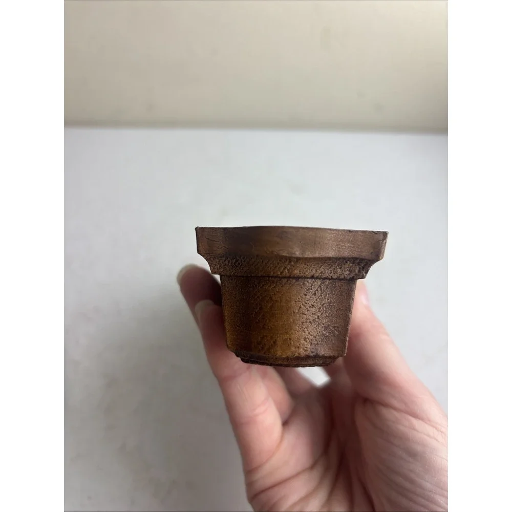 VINTAGE Wall Pocket Incense/Matchstick Holder Faux Wood HOMCO Wall Hanging 1981